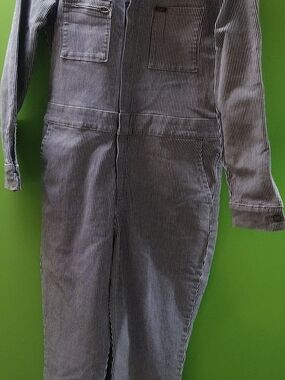 Lee Union-Alls Blue & White Pinstripe Jumpsuit